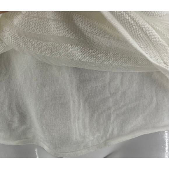 White House Black Market Womens Sleeveless Top Size XS Layered Sheer Overlay - Picture 5 of 7